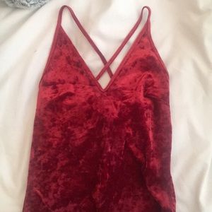 Red Velvet Bodysuit